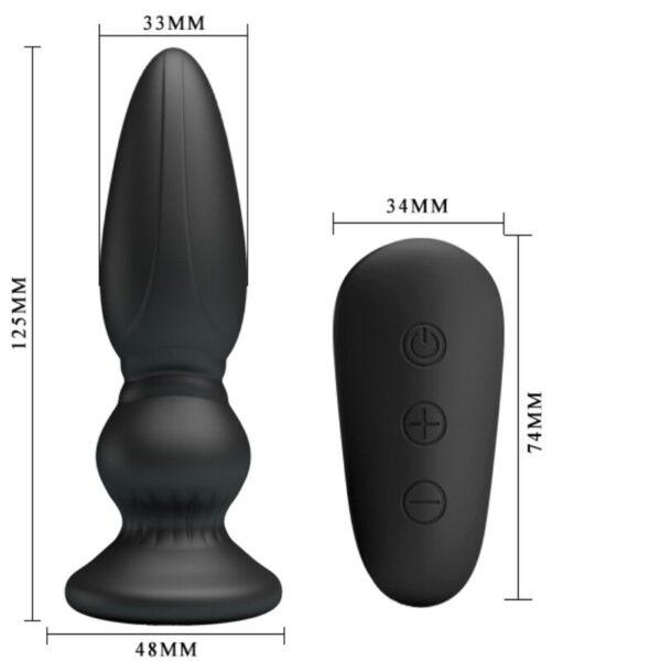 MR PLAY - VIBRADOR POTENTE CONTROL REMOTO ANAL PLUG NEGRO-MR PLAY (Dreamlove) EAN: 6959532332377 - Imagen 5