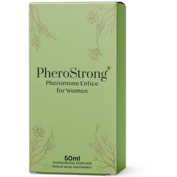 PHEROSTRONG - PERFUME CON FEROMONAS ENTICE PARA MUJER 50 ML-PHEROSTRONG (Dreamlove) EAN: 5904405351383 - Imagen 3