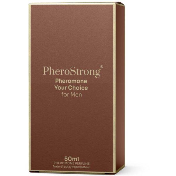 PHEROSTRONG - PERFUME CON FEROMONAS YOUR CHOICE PARA HOMBRE 50 ML-PHEROSTRONG (Dreamlove) EAN: 5904405351338 - Imagen 3