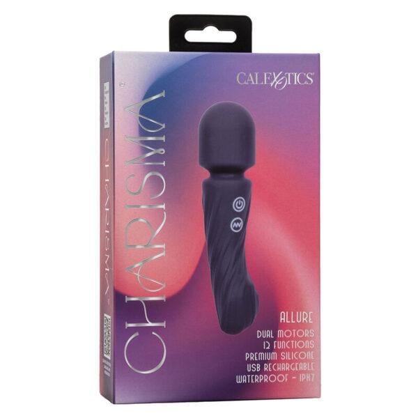 CALEXOTICS - CHARISMA ALLURE MASAJEADOR DOBLE MOTOR 12 FUNCIONES 17,25 CM X 4,5 CM MORADO-CALEXOTICS (Dreamlove) EAN: 716770109026 - Imagen 9