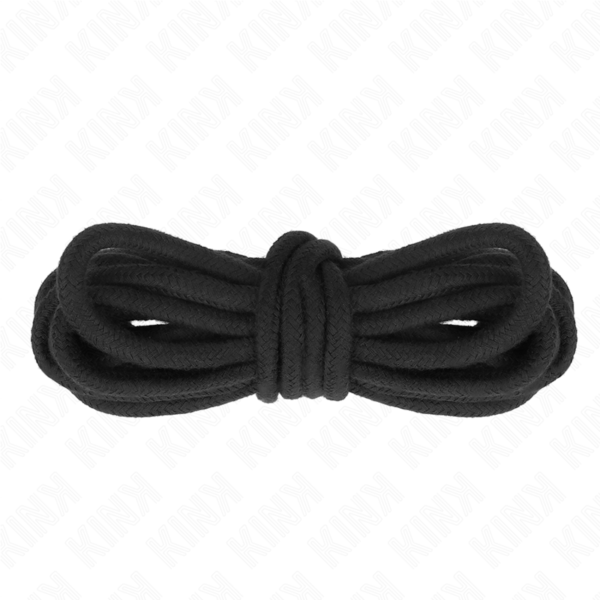 KINK - CUERDA DE ALGODÓN 10 METROS NEGRO-KINK ROPE ARTS (Dreamlove) EAN: 8435565940089