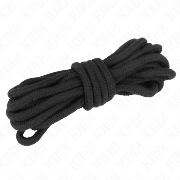 KINK - CUERDA DE ALGODÓN 10 METROS NEGRO-KINK ROPE ARTS (Dreamlove) EAN: 8435565940089 - Imagen 2