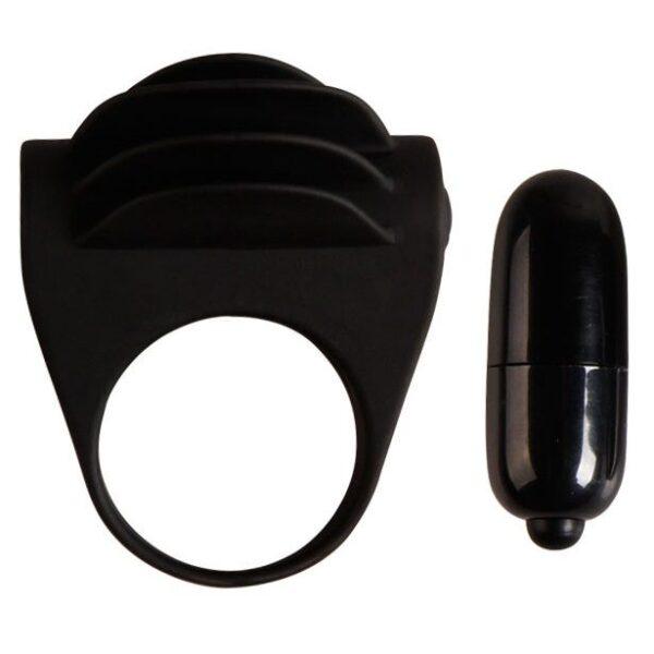 PRETTY LOVE - CHESTER ANILLO VIBRADOR NEGRO-PRETTY LOVE MALE (Dreamlove) EAN: 6959532314144