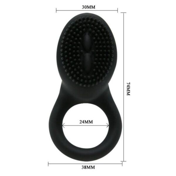 PRETTY LOVE - COBRA ANILLO VIBRADOR COBRA NEGRO-PRETTY LOVE MALE (Dreamlove) EAN: 8435565921583 - Imagen 6