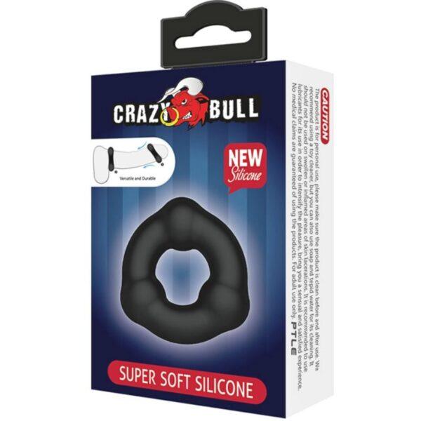 CRAZY BULL - ANILLO SILICONA SUPER SUAVE CON NODULOS-CRAZY BULL (Dreamlove) EAN: 6959532331141 - Imagen 5