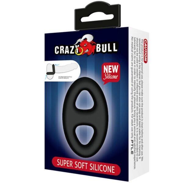 CRAZY BULL - ANILLO SILICONA DOBLE SUPER SUAVE-CRAZY BULL (Dreamlove) EAN: 6959532331158 - Imagen 6