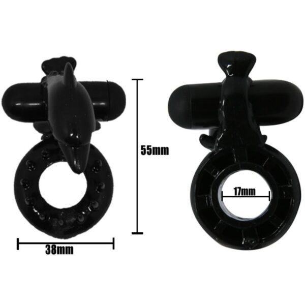 BAILE - SWEET RING ANILLO CON ESTIMULADOR CLITORIS DELFIN-BAILE FOR HIM (Dreamlove) EAN: 6959532307399 - Imagen 3