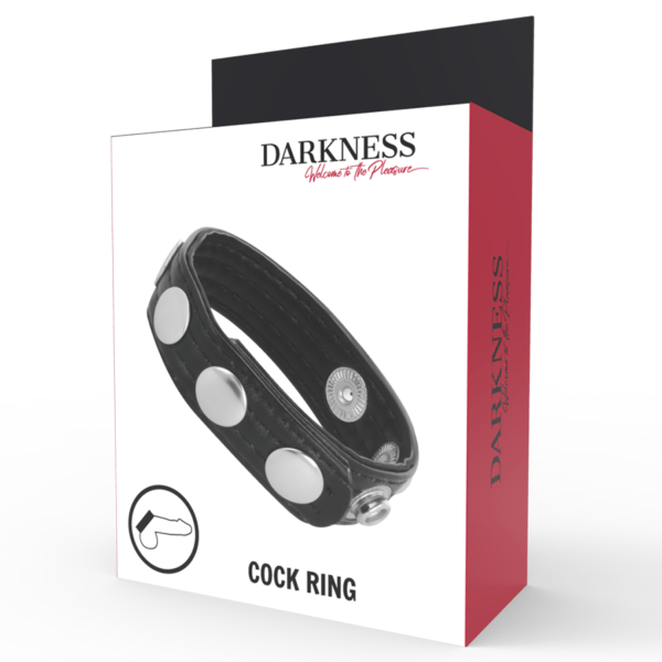 DARKNESS - LEATHER ANILLO ERECCIÓN-DARKNESS SENSATIONS (Dreamlove) EAN: 8435565904357 - Imagen 4