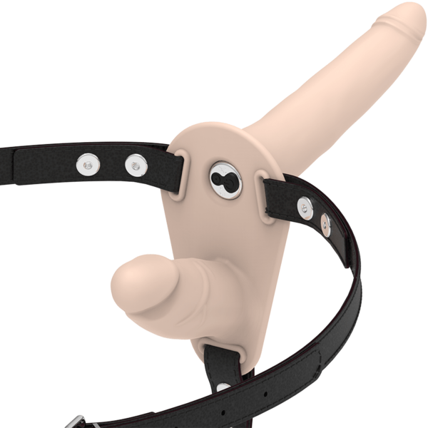 FETISH SUBMISSIVE HARNESS - DOBLE PENETRACIÓN VIBRADOR FLESH UP-FETISH SUBMISSIVE HARNESS (Dreamlove) EAN: 8435565907549 - Imagen 2