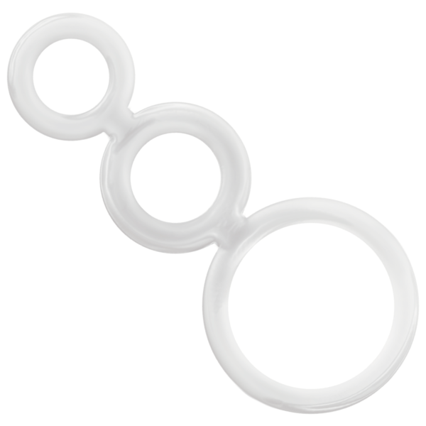 ADDICTED TOYS - SET ANILLOS PENE Y TESTICULOS CLEAR-ADDICTED TOYS (Dreamlove) EAN: 8435565909154 - Imagen 2