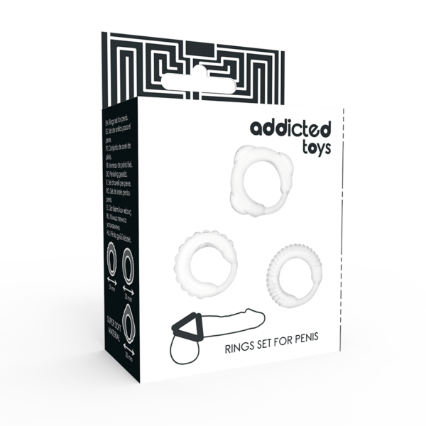 ADDICTED TOYS - SET 3 ANILLOS PENE CLEAR-ADDICTED TOYS (Dreamlove) EAN: 8435565909178 - Imagen 4