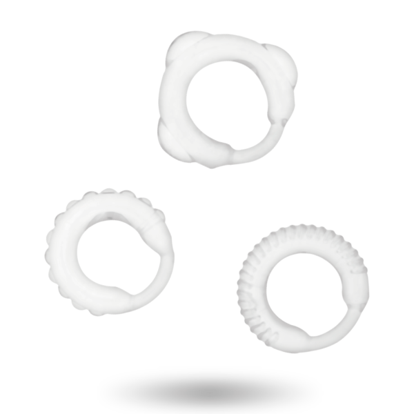 ADDICTED TOYS - SET 3 ANILLOS PENE CLEAR-ADDICTED TOYS (Dreamlove) EAN: 8435565909178 - Imagen 2