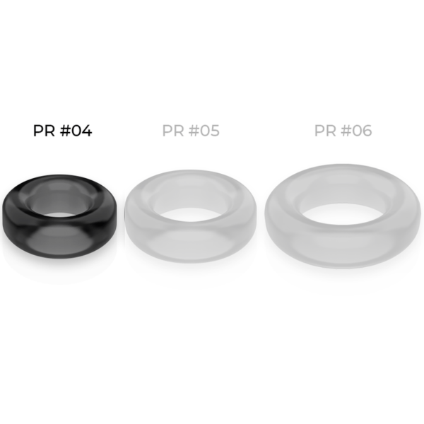 POWERING - SUPER FLEXIBLE Y RESISTENTE ANILLO PENE  3.8CM PR04 NEGRO-POWERING (Dreamlove) EAN: 8435565912536 - Imagen 4