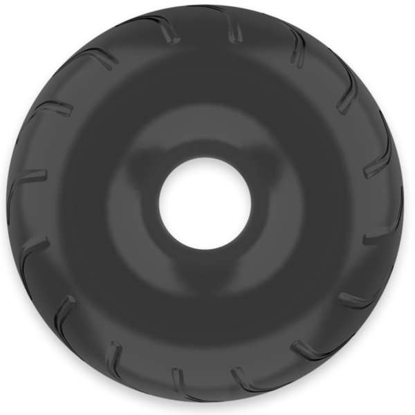 POWERING - SUPER FLEXIBLE Y RESISTENTE ANILLO PENE  5CM PR08 NEGRO-POWERING (Dreamlove) EAN: 8435565912574 - Imagen 2