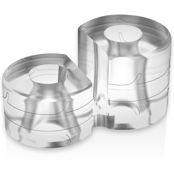 POWERING - SUPER FLEXIBLE Y RESISTENTE ANILLO PENE DOBLE PR09 CLEAR-POWERING (Dreamlove) EAN: 8435565913397