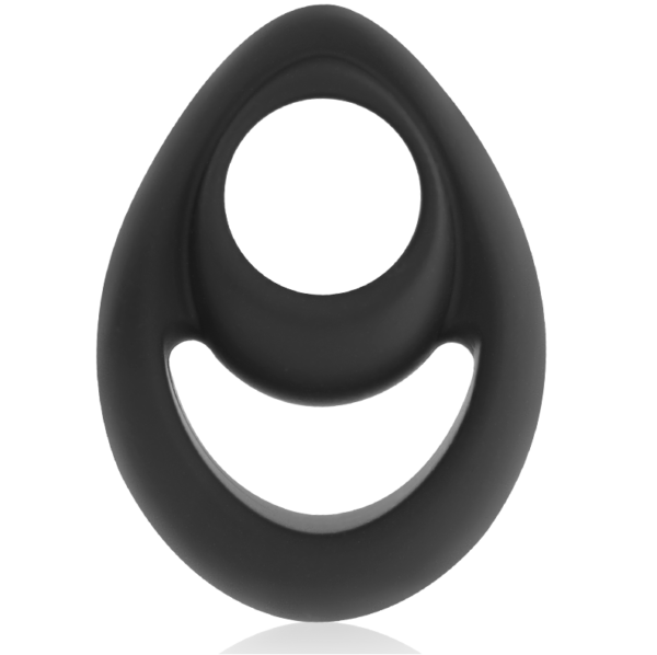 POWERING - SUPER FLEXIBLE Y RESISTENTE ANILLO PENE Y TESTÍCULOS  PR14  NEGRO-POWERING (Dreamlove) EAN: 8435565912635