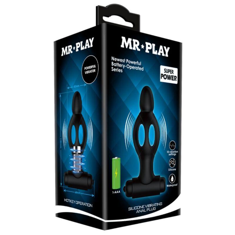 MR PLAY - PLUG ANAL DE SILICONA CON VIBRACIÓN-MR PLAY (Dreamlove) EAN: 6959532332384 - Imagen 7