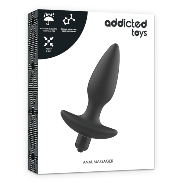 ADDICTED TOYS - MASAJEADOR PLUG ANAL CON VIBRACIÓN NEGRO-ADDICTED TOYS (Dreamlove) EAN: 8435565913595 - Imagen 6