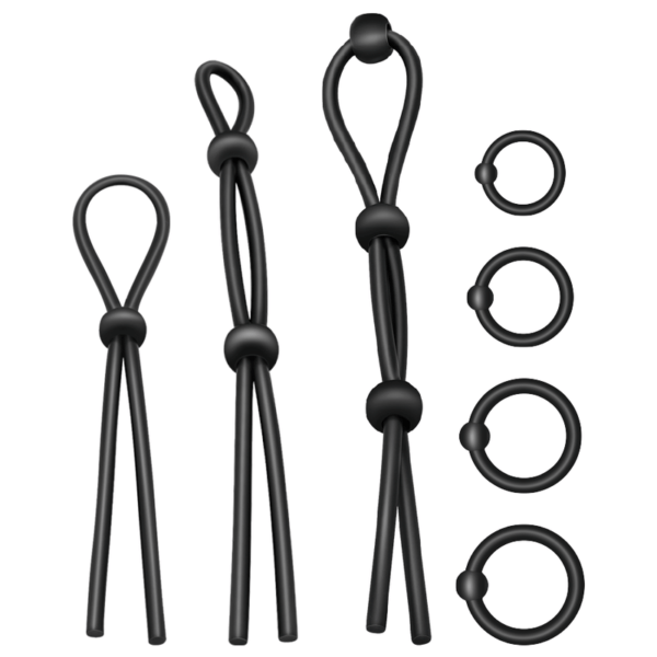 ADDICTED TOYS - KIT DE 7 ANILLAS SILICONA FLEXIBLE-ADDICTED TOYS (Dreamlove) EAN: 8435565913663 - Imagen 2