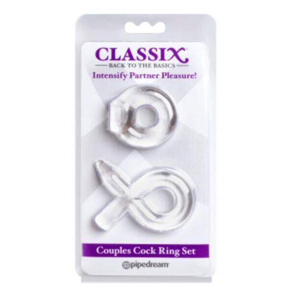 Kit de Anillos para el Pene Transparente-CLASSIX (LoveCherry) EAN: 603912760781