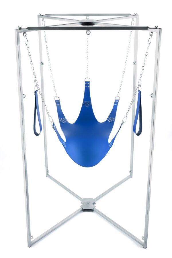 Kit Sling Cuir 5 Points Bleu Armature Grise-Mr Sling Pack (Fun Distri) EAN: 3662811260232