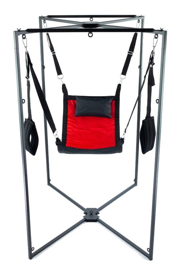 Kit Sling Tissu Carré Rouge-Noir Armature Noire-Mr Sling Pack (Fun Distri) EAN: 3662811260997