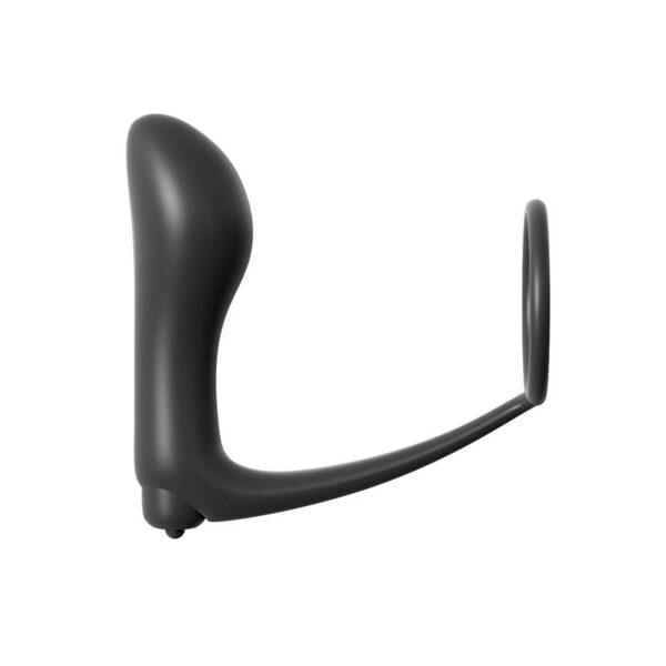 Plug Vibrador con Anillo Pene - Color Negro-ANAL FANTASY COLLECT. (LoveCherry) EAN: 603912363388 - Imagen 2