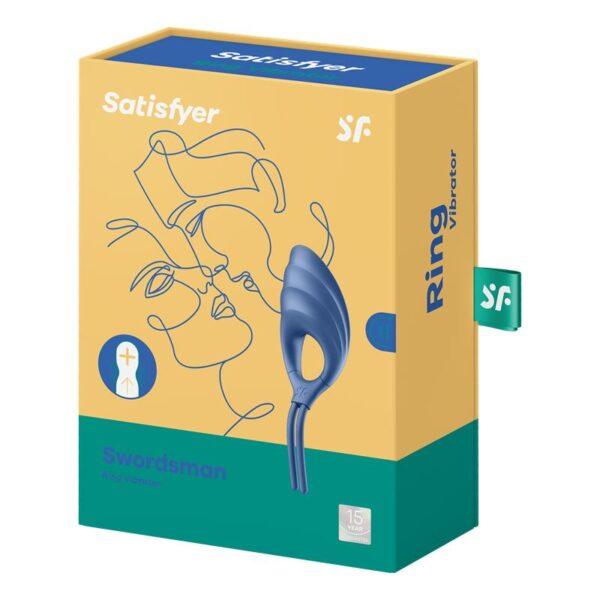 Swordsman Anillo para el Pene Azul-SATISFYER (LoveCherry) EAN: 4061504018409 - Imagen 7