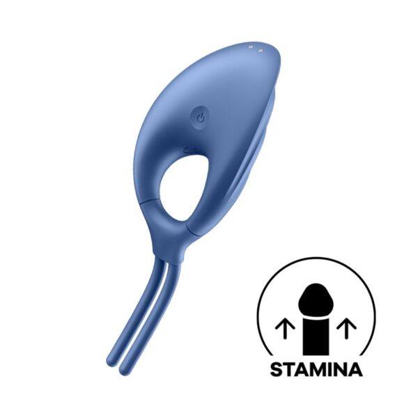 Swordsman Anillo para el Pene Azul-SATISFYER (LoveCherry) EAN: 4061504018409