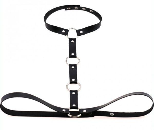 Collar + Cinturón Cuello Negro-Kinky Party (Fun Distri) EAN: 3662811433339