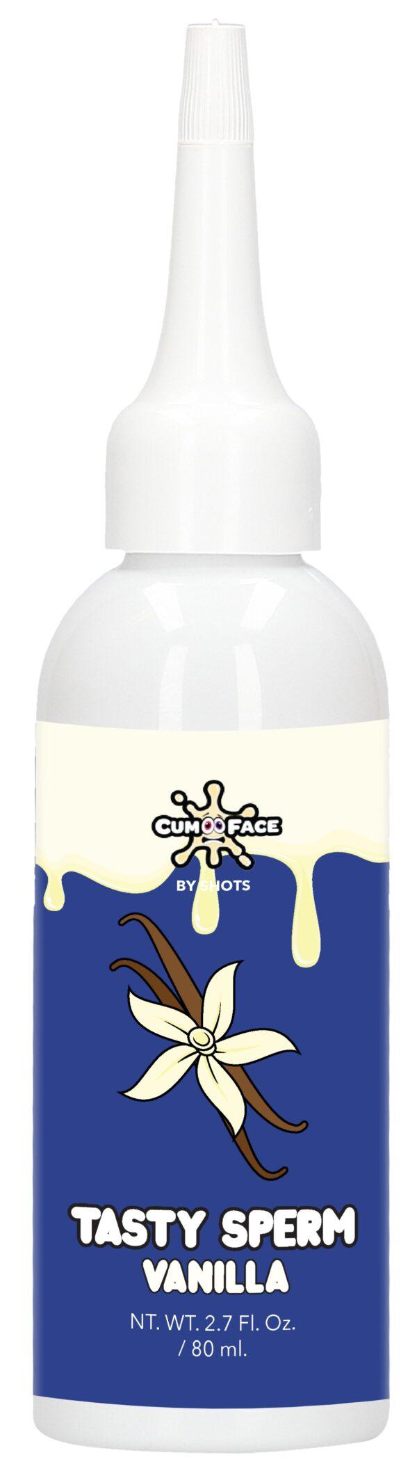 TASTYSPERM Agua aromatizada para la cara de corrida - Vainilla 80ml-Play Wiv Me (Fun Distri) EAN: 7423522531556