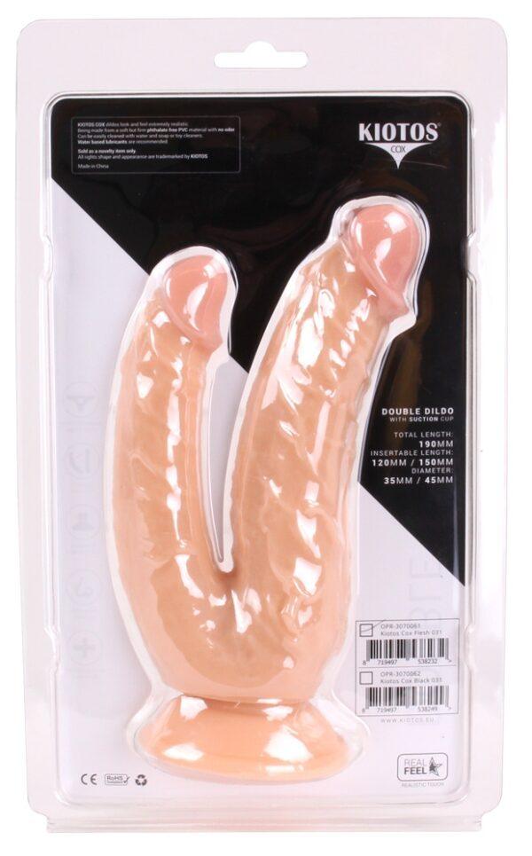 Consolador doble Cox 15 x 4,2 cm-Kiotos COX (Fun Distri) EAN: 8719497538232 - Imagen 6