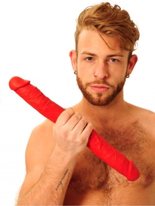 Consolador doble extensible N°33 42 x 5cm rojo-MK Toys (Fun Distri) EAN: 3662811080502 - Imagen 8