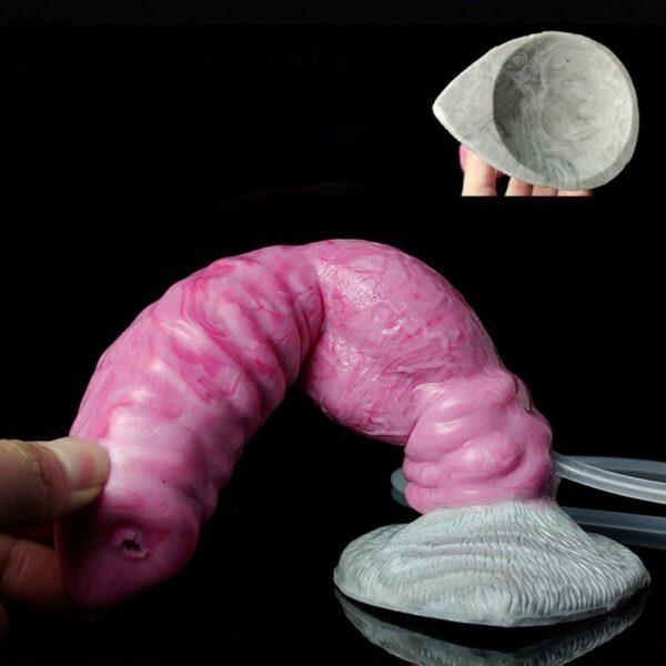 Consolador monstruo Tulki 18 x 4,6cm-PINKALIEN (Fun Distri)EAN: 3662811353385 - Imagen 5