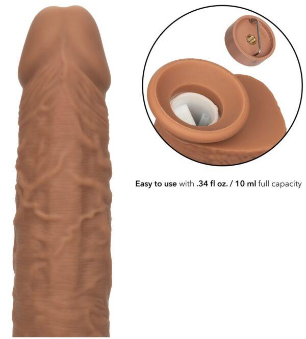 Fuck Squirting Consolador Vibrador 17 x 4.2cm Marrón-Squirting Fuck Stick (Fun Distri) EAN: 716770105684 - Imagen 4