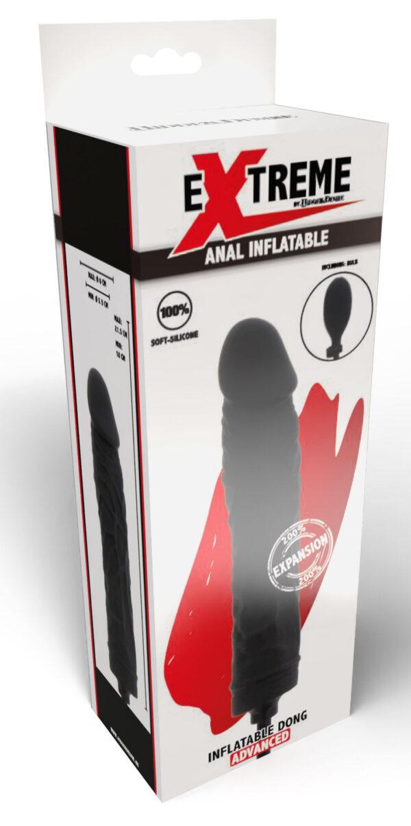 Consolador hinchable Inflat Dong Advanced 18 x 3,5 cm Negro-Hidden Desire (Fun Distri)EAN: 8713221835215 - Imagen 2