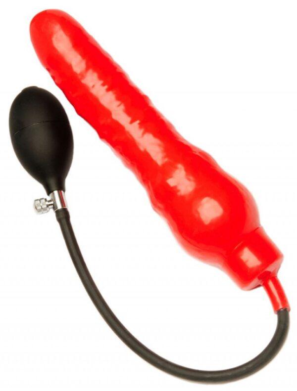 Consolador inflable rojo 16 x 4,5cm-MK Toys (Fun Distri) EAN: 3662811080014