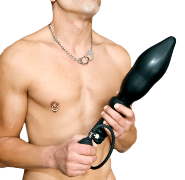 Consolador inflable anal con mango Total 19 x 5 cm-Generique (Fun Distri) EAN: 4044938035617