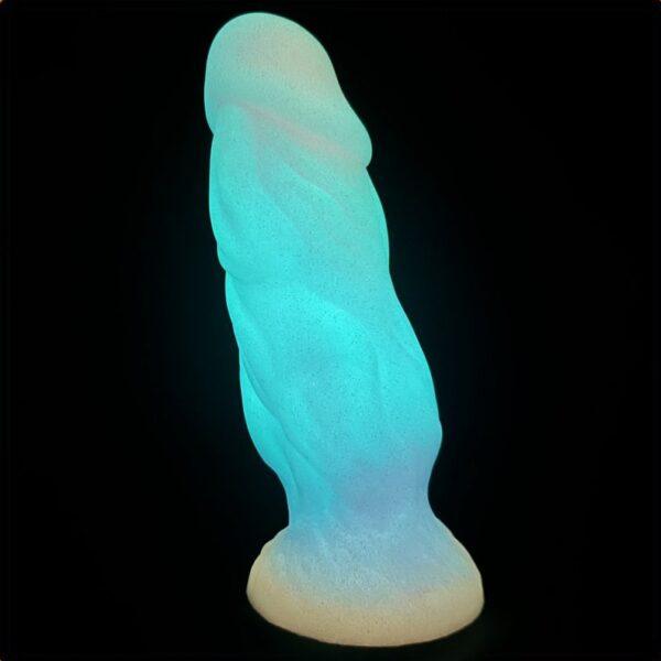 Consolador fosforescente Lumy Arth 19 x 6,7cm-unicorny (Fun Distri) EAN: 3662811457557 - Imagen 2