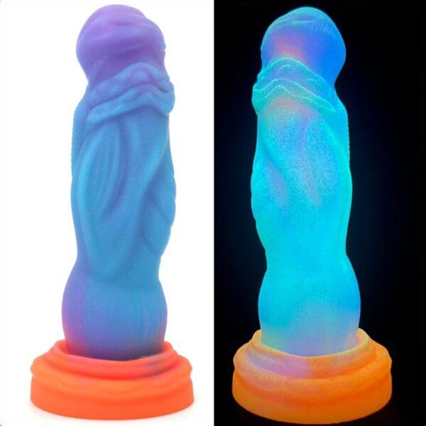 Hercules Luminous Realistic Dildo-unicorny (Fun Distri) EAN: 3662811457540 - Imagen 2