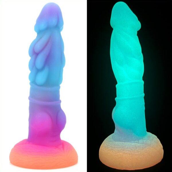 Consolador Lumy Mush Glow 19 x 5cm-unicorny (Fun Distri) EAN: 3662811455270 - Imagen 2