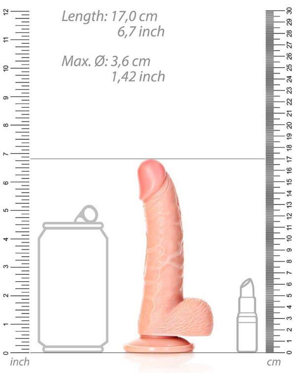 BALLS CURVED Consolador RealRock 12.5 x 3.6cm-Real Rock Ultra Skin (Fun Distri) EAN: 7423522627655 - Imagen 6