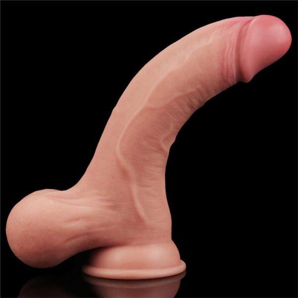 Consolador realista de piel deslizante 16 x 4,5cm-LoveToy SlidingSkin (Fun Distri) EAN: 6970260906388 - Imagen 2