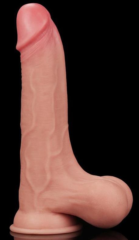 Consolador realista de piel deslizante 16 x 4,5cm-LoveToy SlidingSkin (Fun Distri) EAN: 6970260906388
