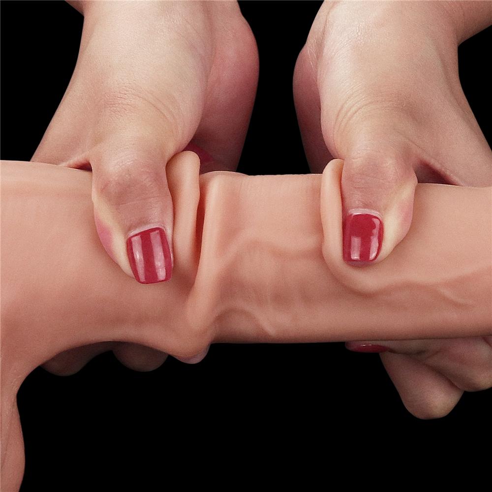 Consolador realista de piel deslizante 19 x 4,8cm-LoveToy SlidingSkin (Fun Distri) EAN: 6970260906470 - Imagen 11