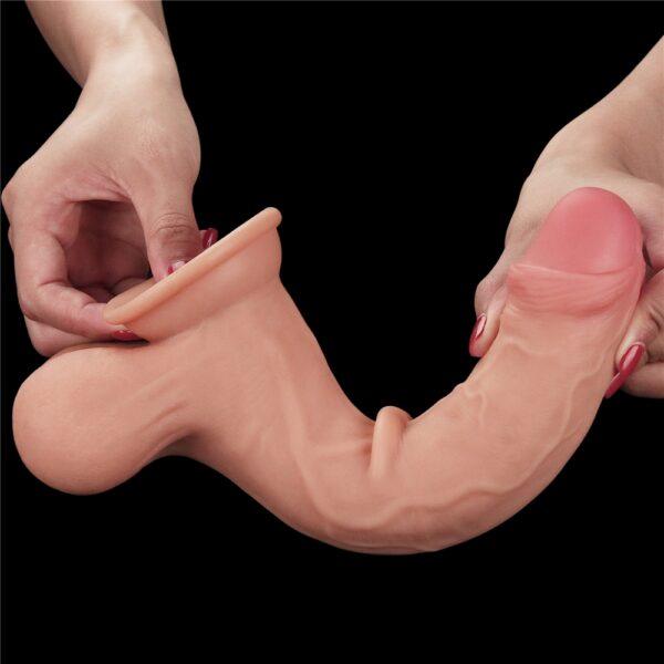 Consolador realista de piel deslizante 19 x 4,8cm-LoveToy SlidingSkin (Fun Distri) EAN: 6970260906470 - Imagen 12