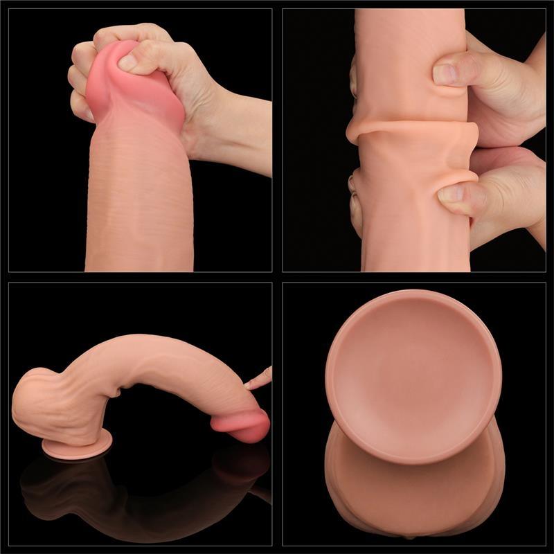 Consolador realista Sliding Skin 27 x 6,5cm-LoveToy SlidingSkin (Fun Distri) EAN: 6970260906616 - Imagen 7