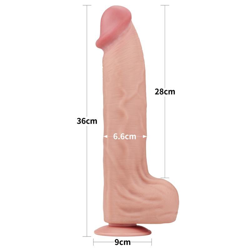 Consolador realista Sliding Skin 27 x 6,5cm-LoveToy SlidingSkin (Fun Distri) EAN: 6970260906616 - Imagen 10