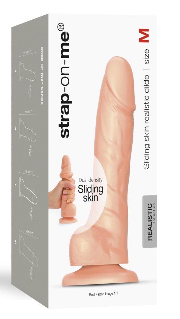 Consolador M 14 x 3.6cm Piel Deslizante Realista Strap-On-Me-strap on me (Fun Distri) EAN: 3700436016909 - Imagen 2