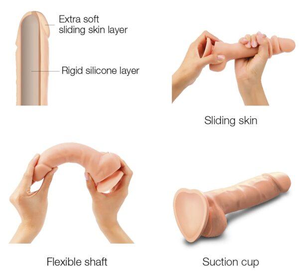 Piel deslizante Strap-On-Me S 13 x 3,7cm-strap on me (Fun Distri) EAN: 3700436016893 - Imagen 5